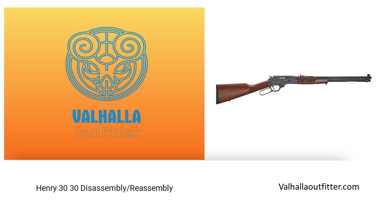 Разборка/сборка пистолета Henry Lever Gun 30 30