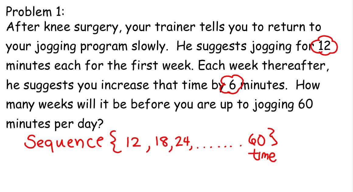 Текстовые задачи на арифметические последовательности