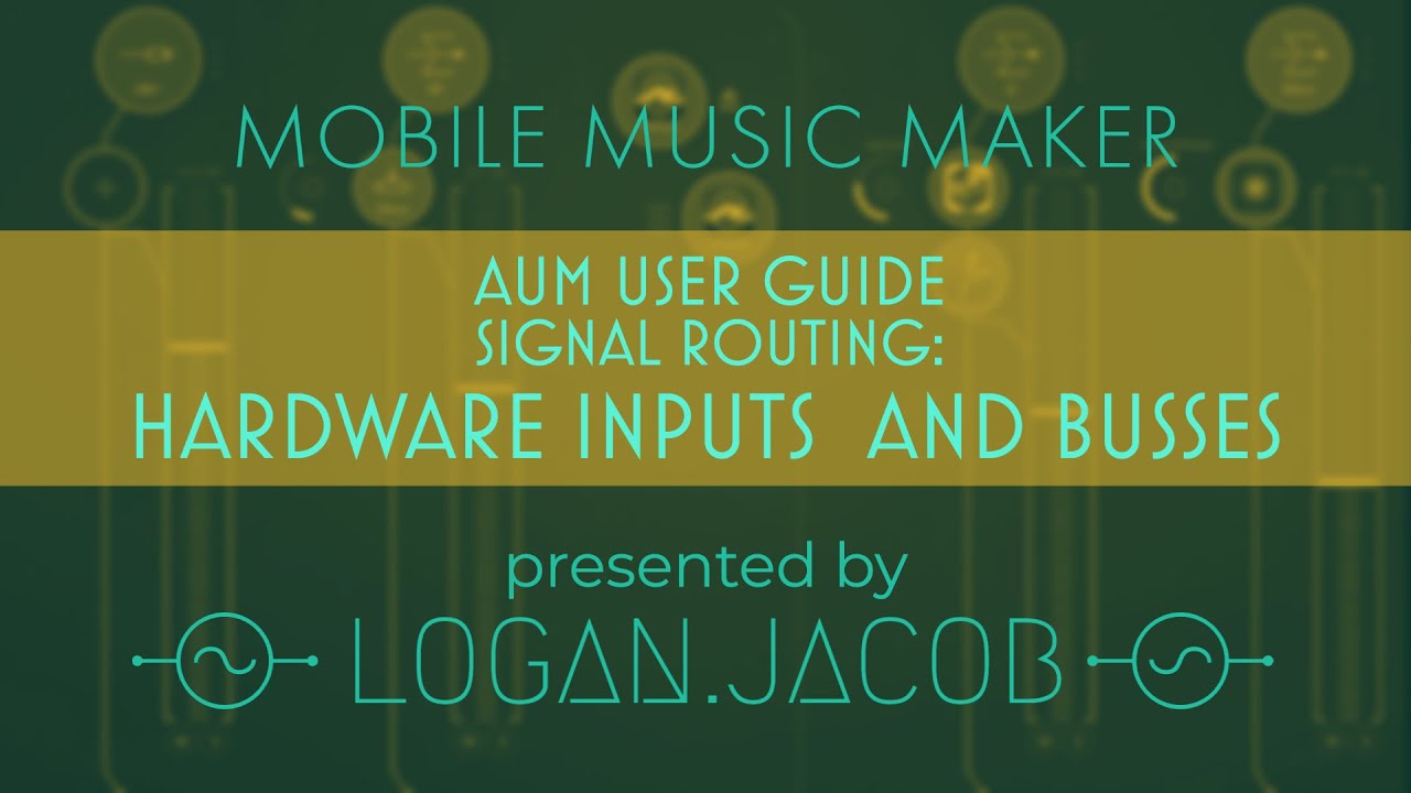 AUM User Guide Part 4 Hardware Inputs and Busses