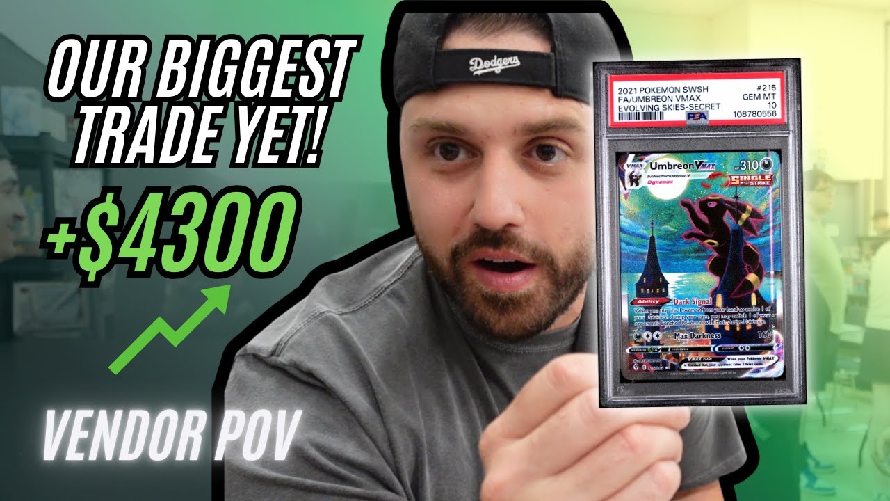 I CANT BELIEVE WE TRADED THIS GRAIL! l Pokémon Vendor POV