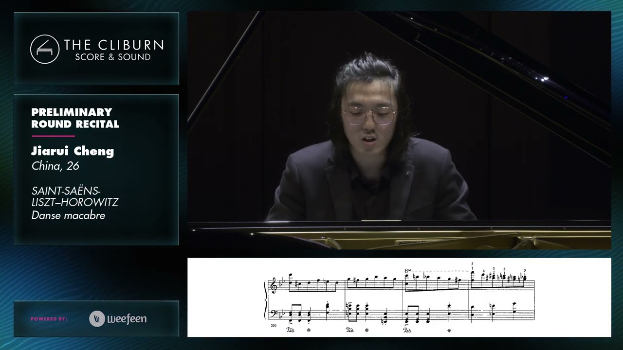 Jiarui Cheng: SAINT-SAËNS–LISZT–HOROWITZ Danse macabre – CLIBURN SCORE & SOUND
