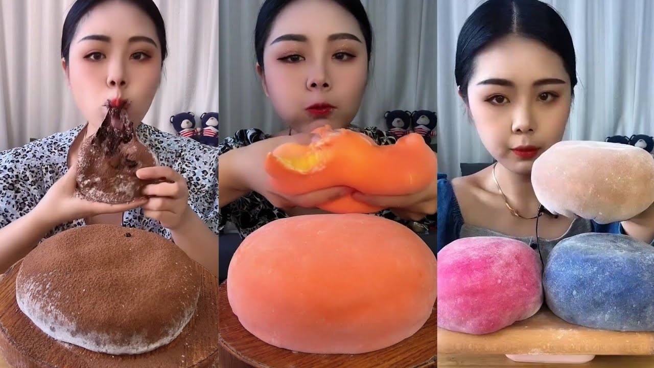 Asmr Huge Mochi Cake Mukbang |Chocolate Mochi dessert ||Dessert Party