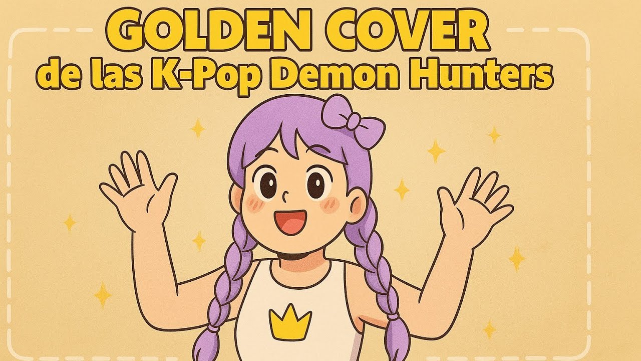 Golden cover versi&oacute;n (Kpop Demon hunters) - Princess Natalia 🍭 