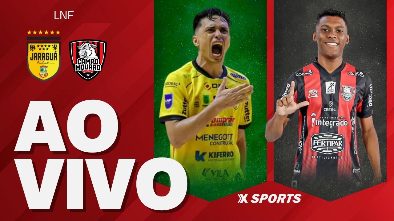JARAGU&Aacute; X CAMPO MOUR&Atilde;O - LIGA NACIONAL DE FUTSAL - AO VIVO E COM IMAGENS