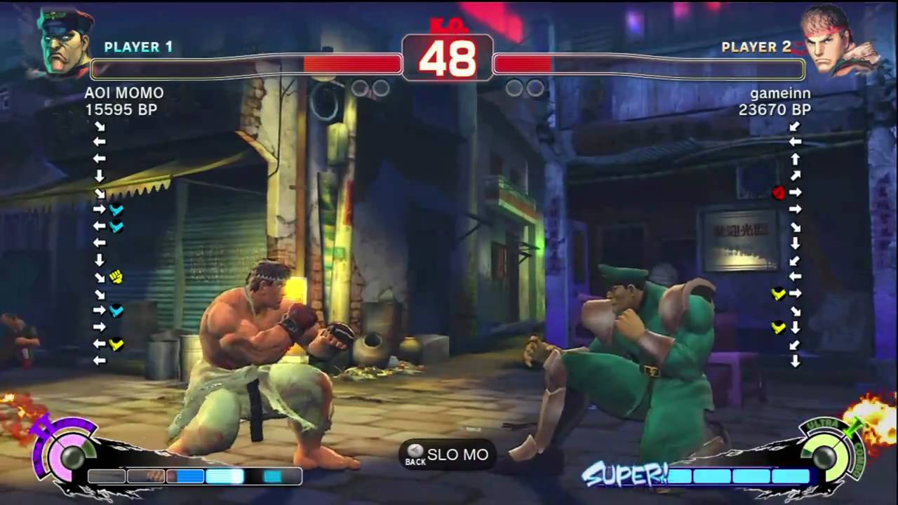 Daigo [Ryu] vs AOI MOMO [Bison] SSF4 Japanese Online Ranked Matches - TRUE-HD