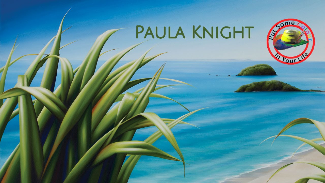 Acrylic painting techniques and tutorial with Paula Knight I Colour In Your Life