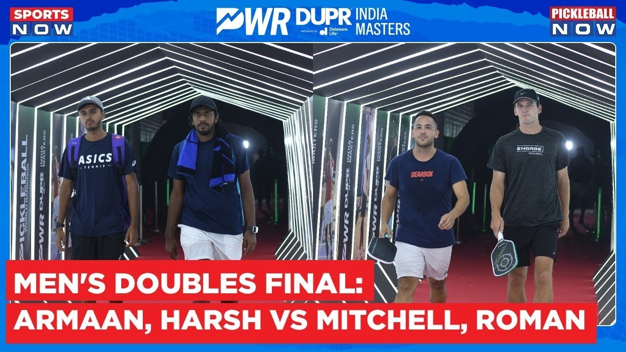 Armaan Bhatia & Harsh Mehta Win PRO Men’s Doubles Title in Epic PWR DUPR India Masters Final
