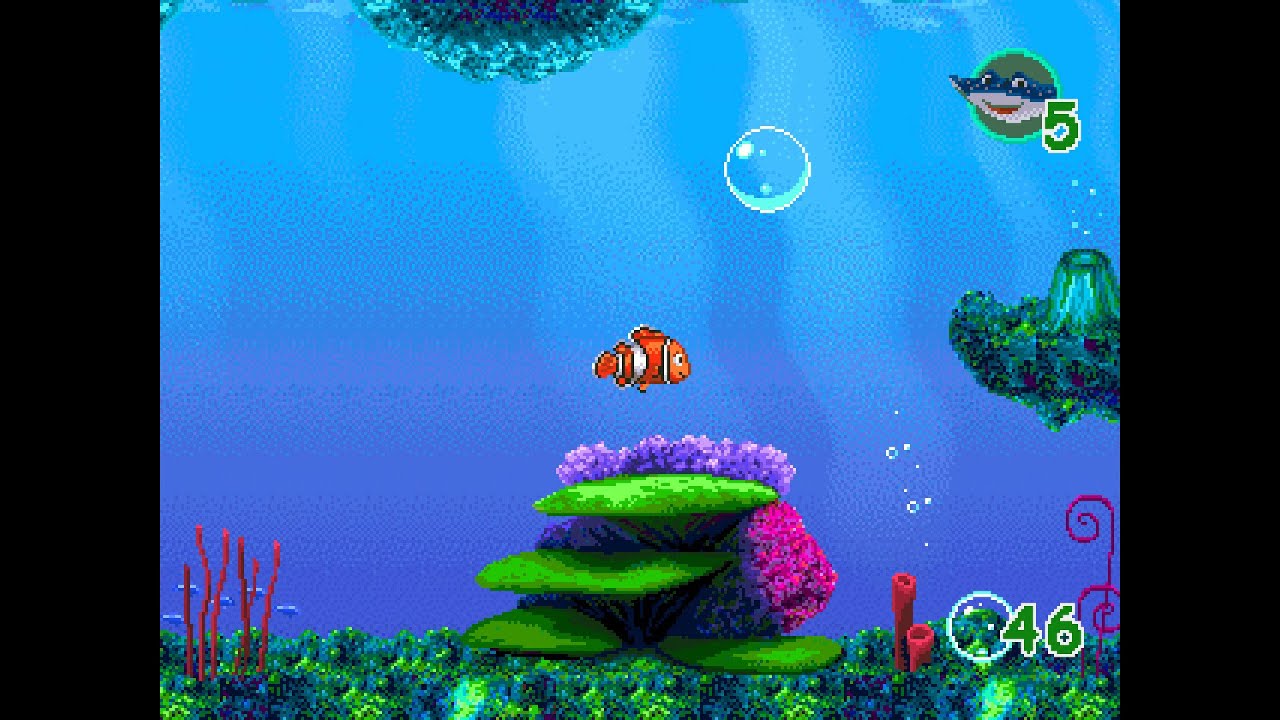 V.Smile Game: Finding Nemo - Nemo's Ocean Discoveries (2005 Disney / Pixar / VTech)