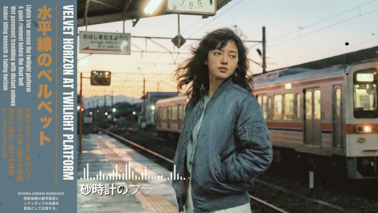 Twilight Platform Reverie – 夕暮れのホームで待つメロディ｜Japanese City Pop 1980s｜Showa Urban Romance