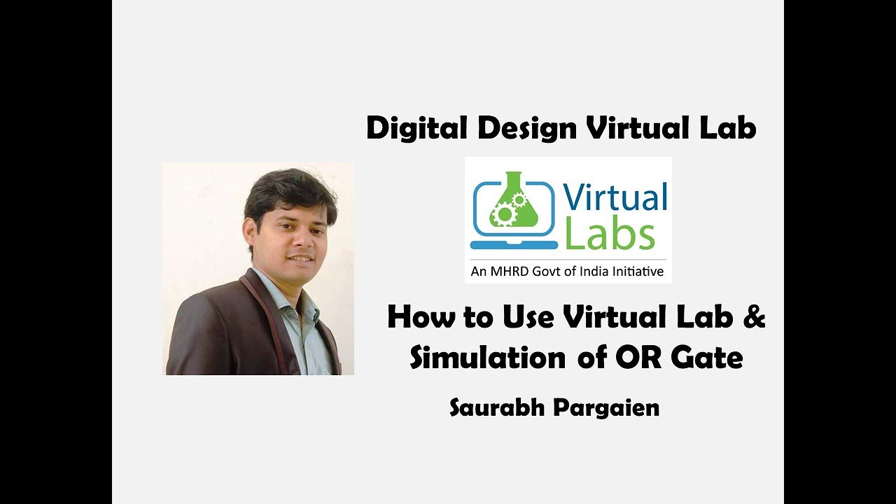 Simulation of OR Basic Gate using Virtual Lab