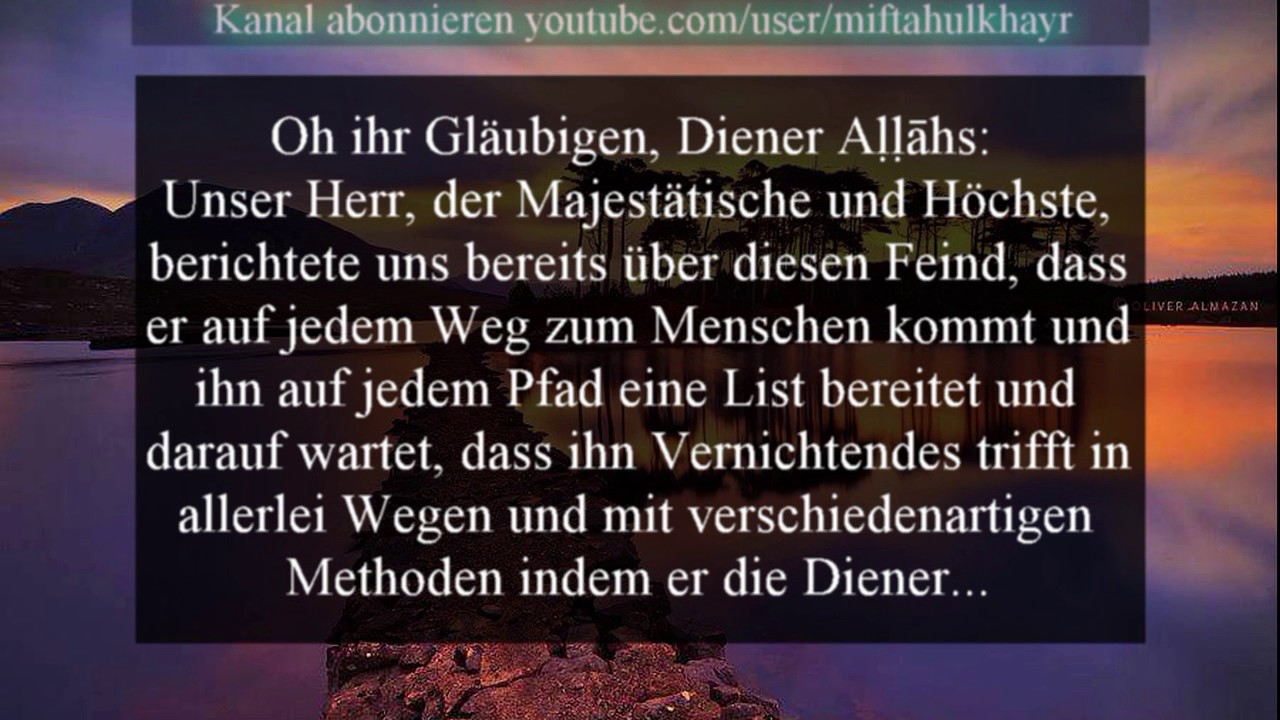 Die Feindschaft des Shaytan gegenüber den Menschen || Shaykh 'Abd Al Razzāq Al Badr