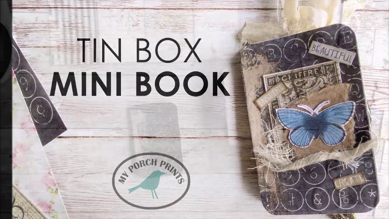 Tin Box Mini Book Tutorial MPP
