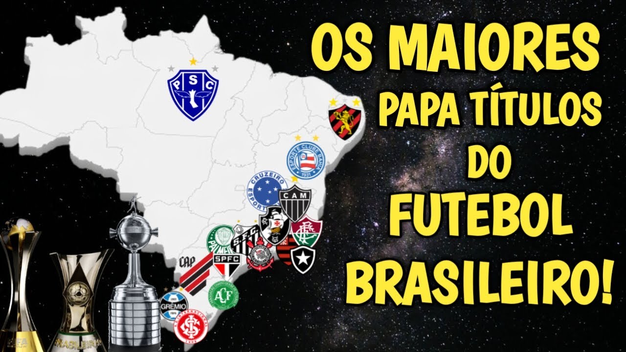 🚨 ATUALIZADO 2025 | Os TIMES BRASILEIROS com mais TÍTULOS na HISTÓRIA!