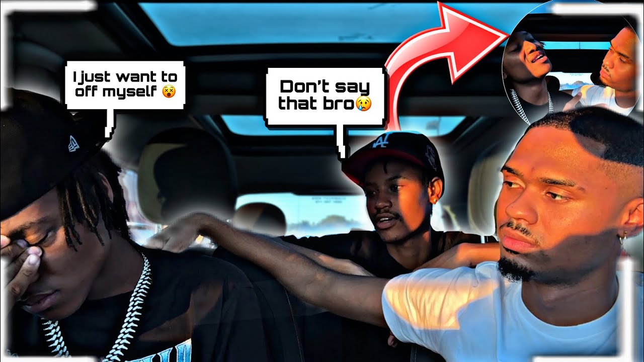 ACTING SUICIDAL INFRONT ￼OF THE HOMIES!!!🤯😵 (PRANK) DO THEY CARE??😢👀
