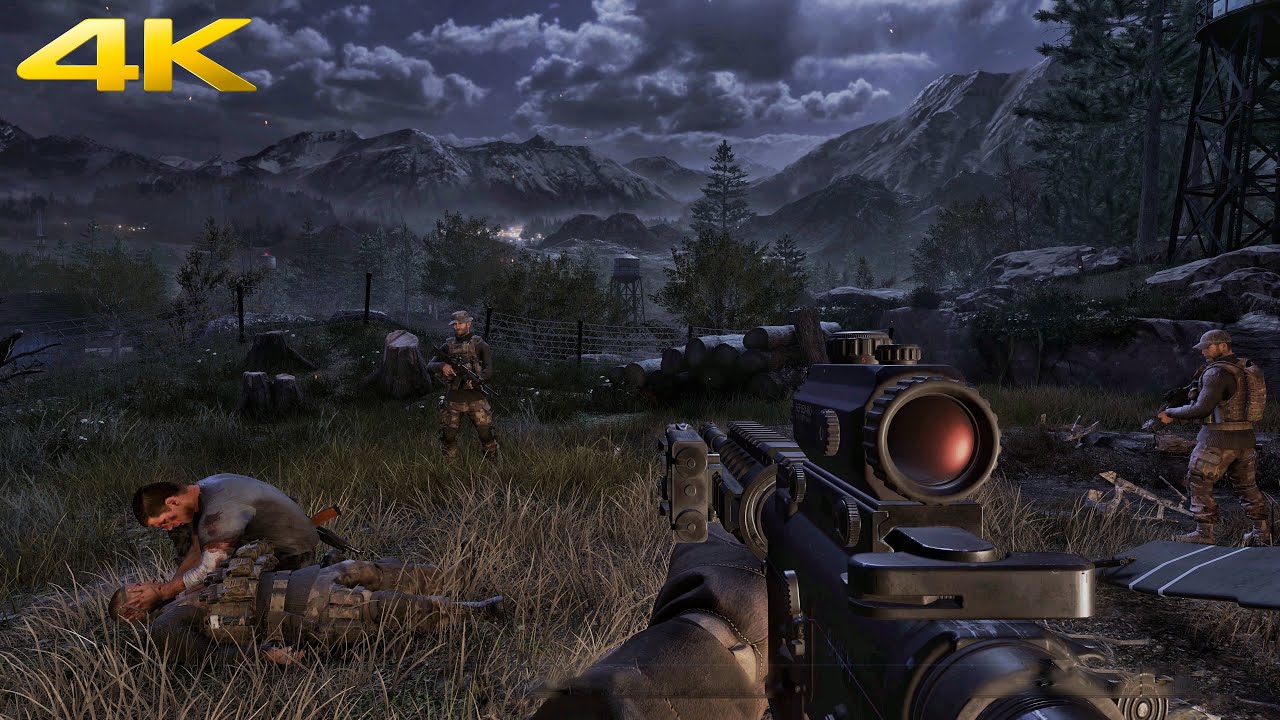 Hunted : Call of Duty 4 Modern Warfare Remastered UHD [ 4K 60FPS ] Gameplay
