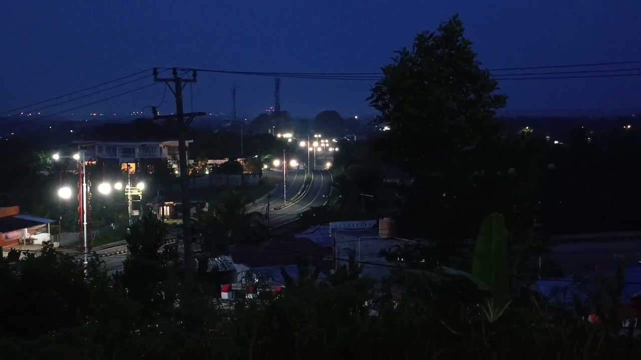 Bengkulu City sky with natural ambient sound