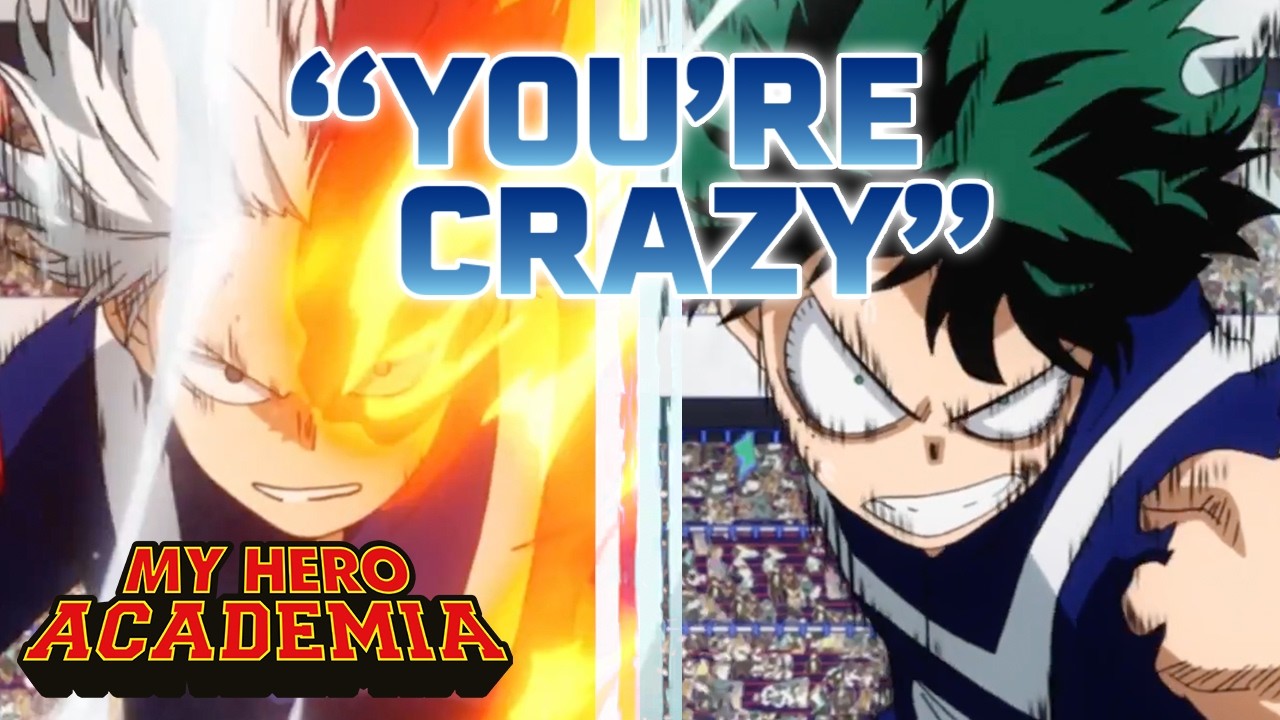 Deku & Todoroki's EPIC Fight Scene | My Hero Academia