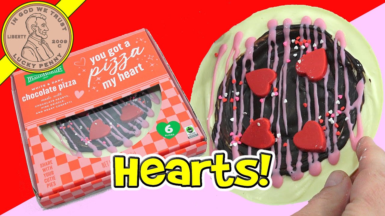 Maud Borup White & Dark Chocolate Pizza My Heart Valentine's Day Review