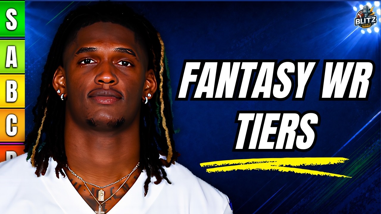 2026 Fantasy Football Wide Receiver Tier List | June Redraft Rankings