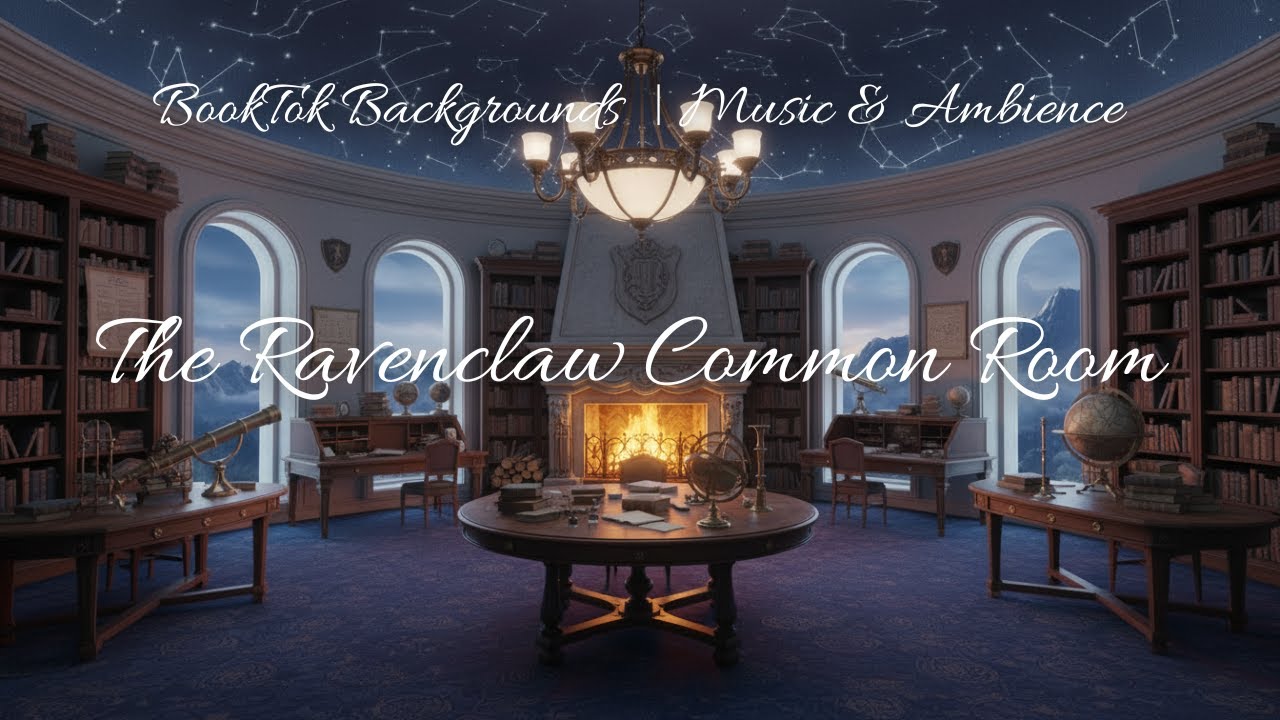 🦅 Ravenclaw Common Room | Harry Potter Reading Ambience 🦅