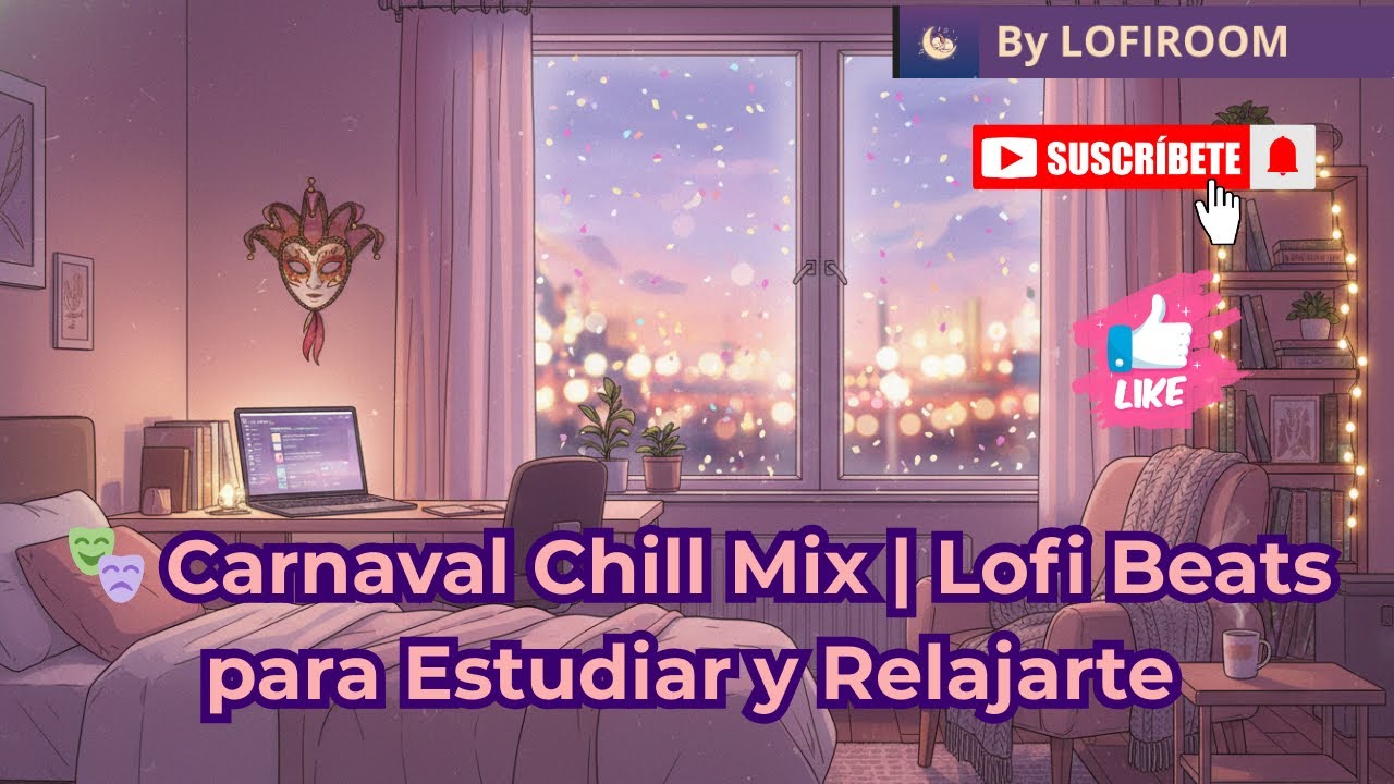 🎭 Carnaval Chill Mix | Lofi Beats para Estudiar y Relajarte