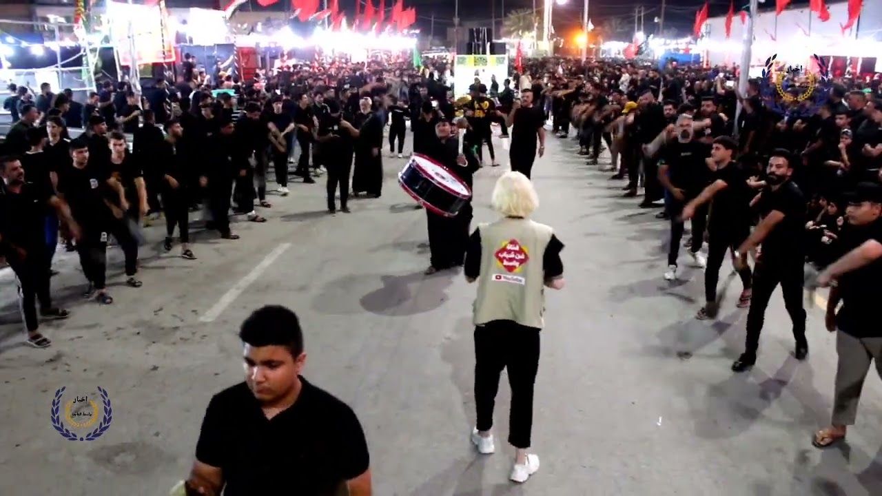 موكب محلة العرب واسط قضاء الحي ليلة السابعة من محرم
