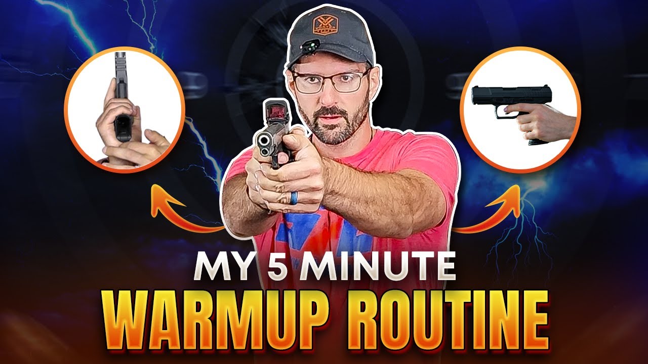 5 Minute Dry Fire Warmup Routine: Strong Hand, Weak Hand, Reloads & Trigger Press (Follow Along)