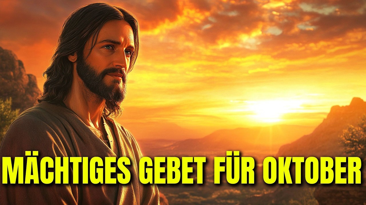 Beginne Oktober mit GOTT: Das Segensgebet, das Deinen Monat Ver&auml;ndert!