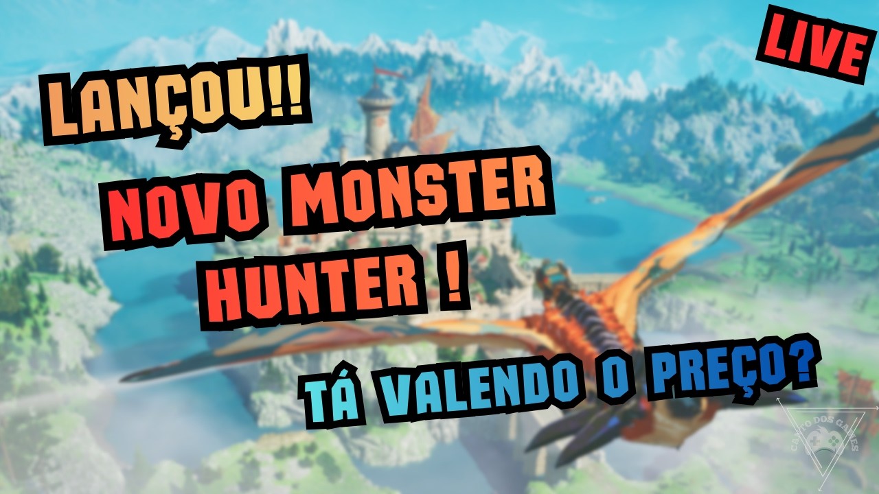 🔴 AO VIVO 🔴 LANÇOU! PRIMEIRA GAMEPLAY DE Monster Hunter Wilds | NOVO MONSTER HUNTER VALE O PREÇO?
