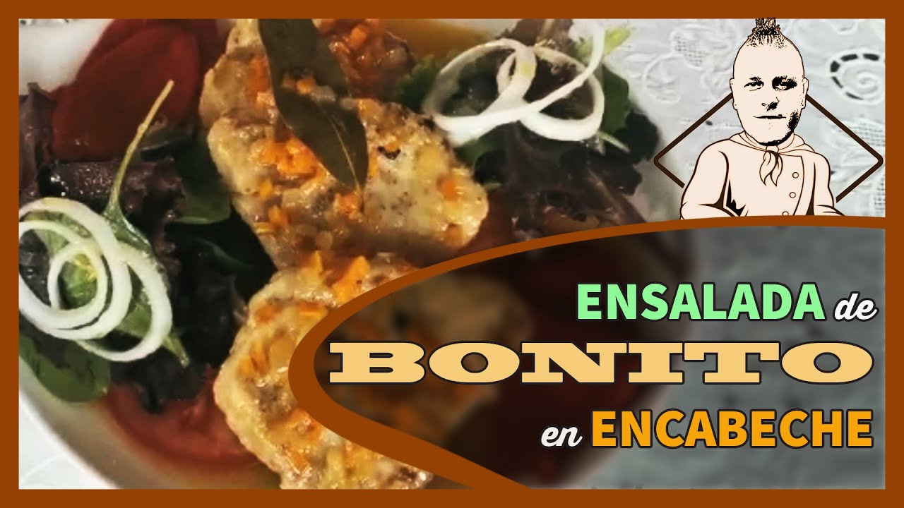 👉ENSALADA de BONITO en ESCABECHE.😋 Vídeo-RECETA 🔝 muy FÁCIL!!! paso a paso😋2020