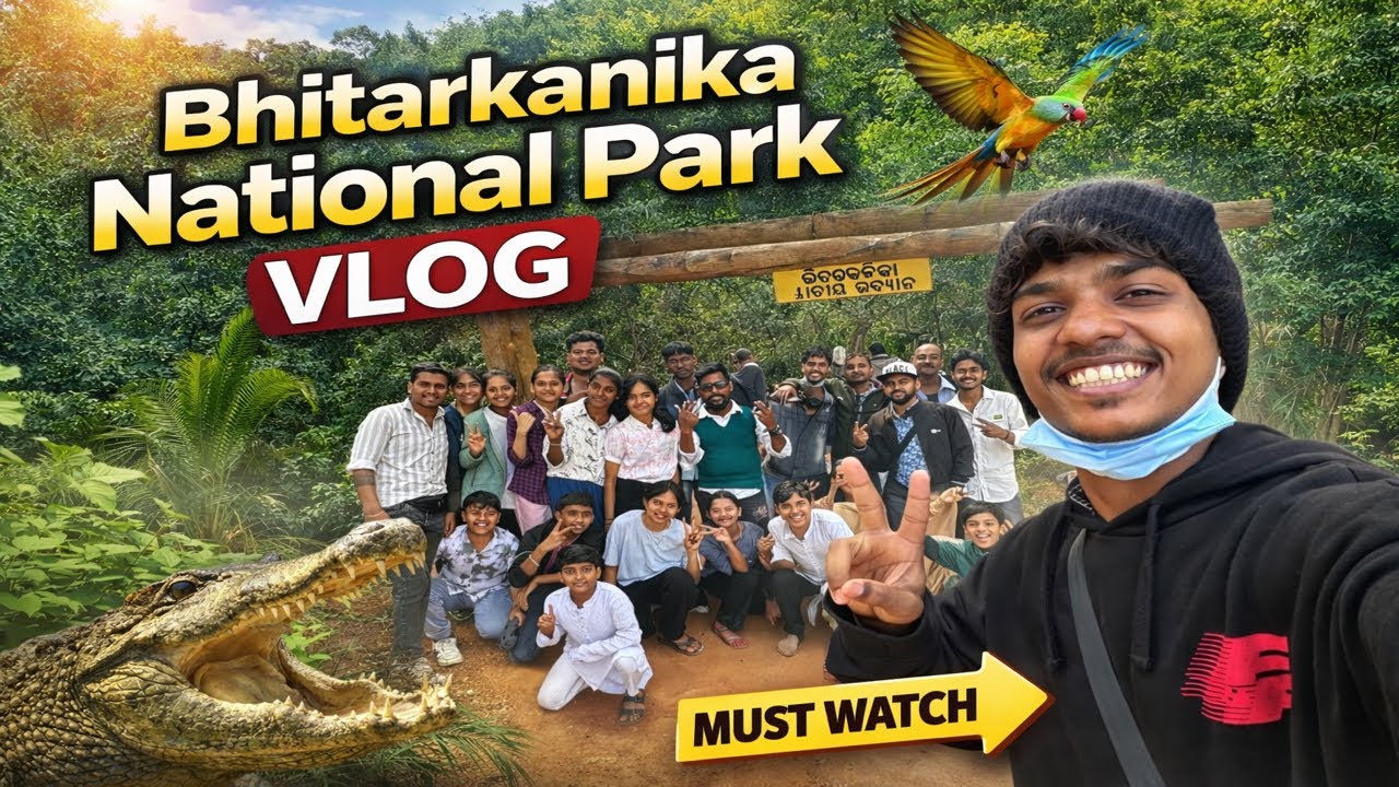 Bhitarkanika national park vlog 😍 // #vlogs Rakesh Sahoo