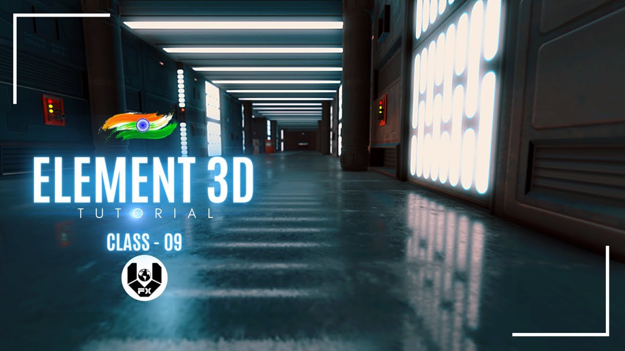 Element 3D Tutorial | After Effects Tutorial |class - 09