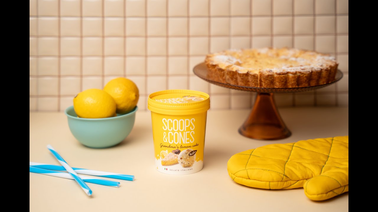 Grandma's Lemon Cake - Scoops&Cones sladoled - Tropic