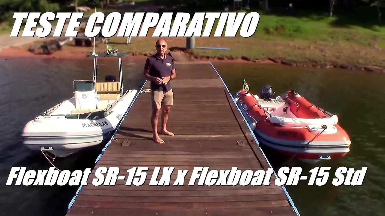 Flexboat SR-15 LX x Flexboat SR-15 Std, as duas novas versões de um inflável de sucesso - Vídeo 483