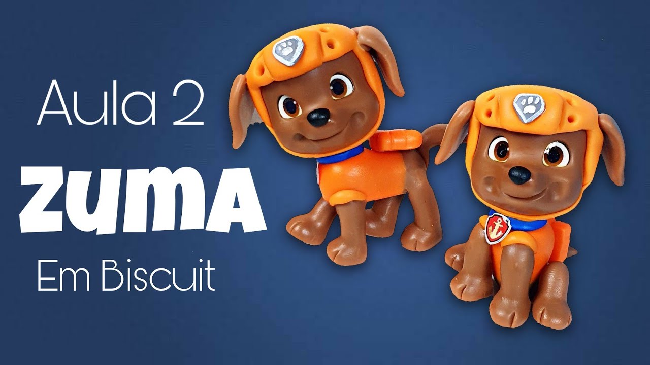 Zuma Aula 2 - PATRULHA CANINA EM BISCUIT COM MOLDE