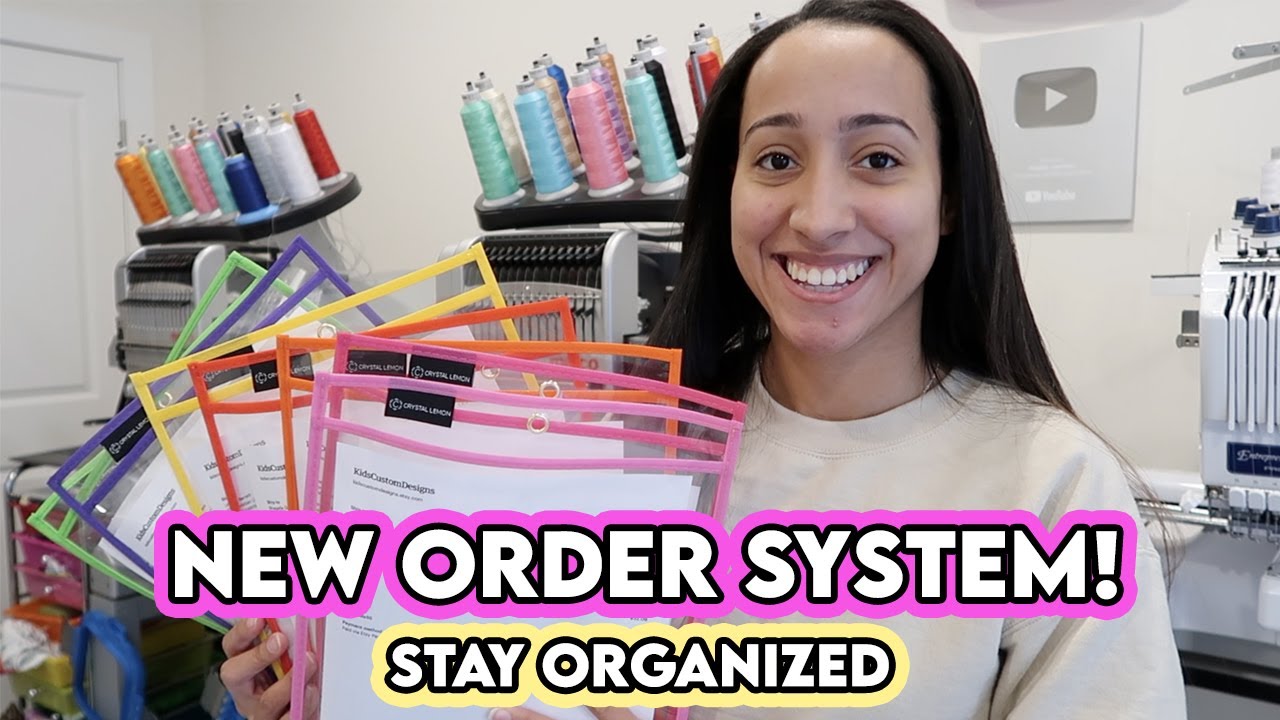 How to Keep Track of Your Etsy Orders! My New Order System | Business Organization