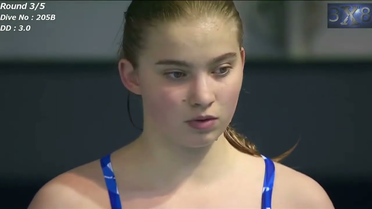 Women's Diving | [Part2] Young and beautiful German divers ｜ 3x8 TV's Selection  #diving