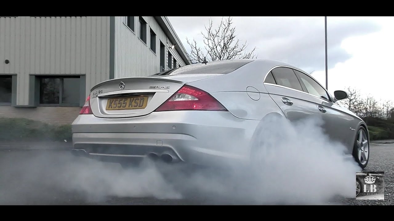 BRUTAL Sound of CLS55 AMG Mercedes Benz V8 Supercharged