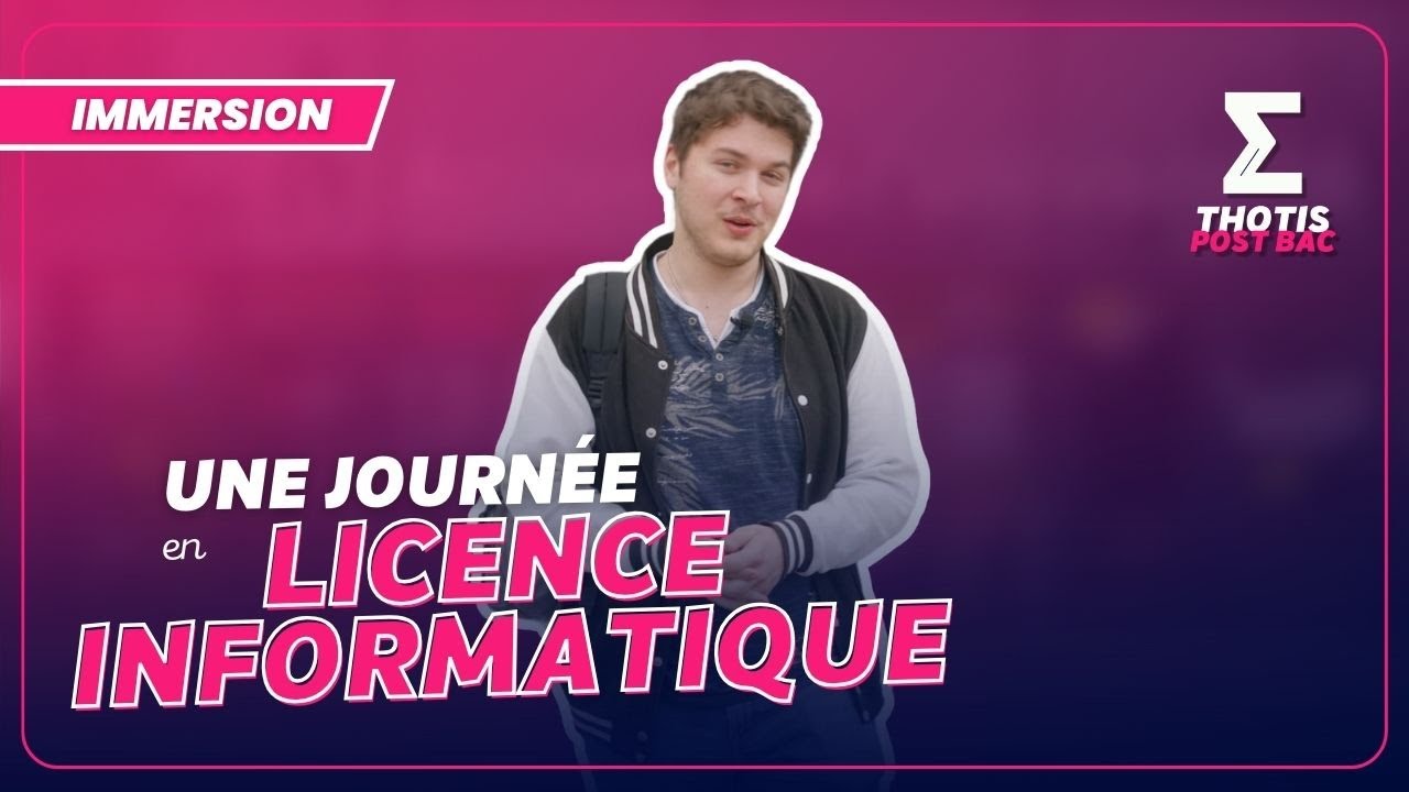 Une journée en licence informatique