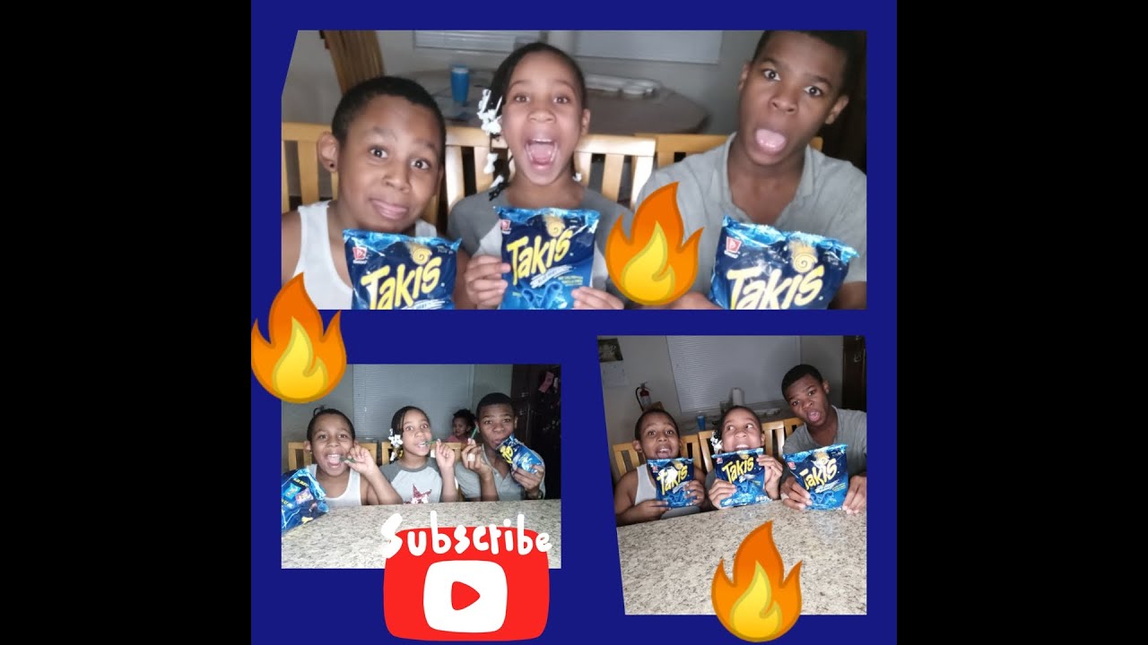 BLUE TAKIS CHALLENGE (kid edition)