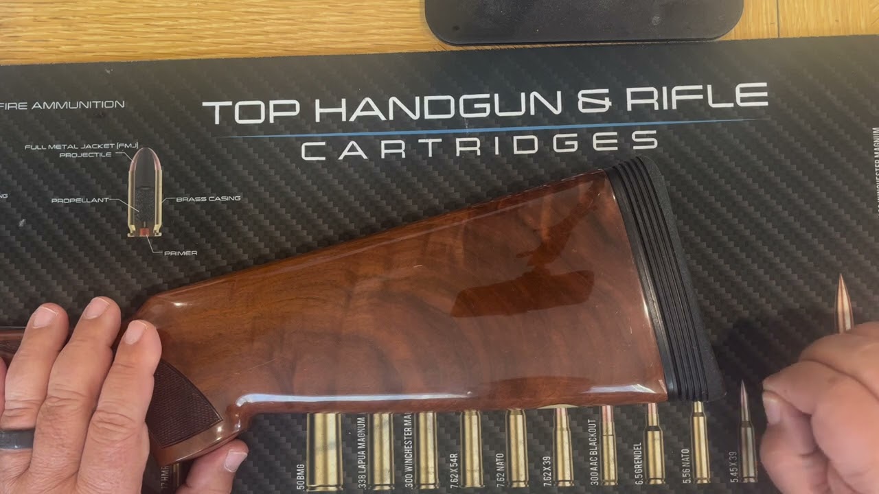 #Gunsmith Tip #4 Shotgun butt pad replacement Beretta Silver Pigeon with LimbSaver Classic Pad
