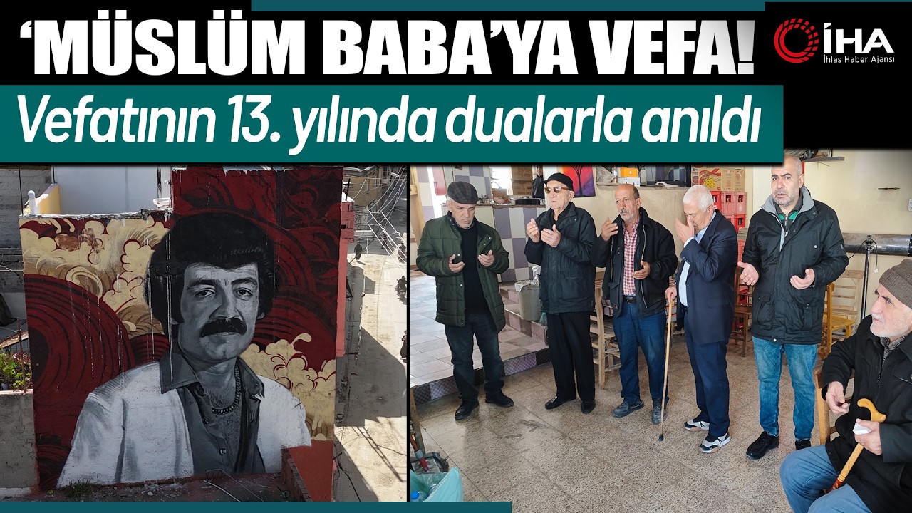 Müslüm Gürses Ölümünün 13. Yılında Adana’da Çalıştığı Kahvehanede Anıldı