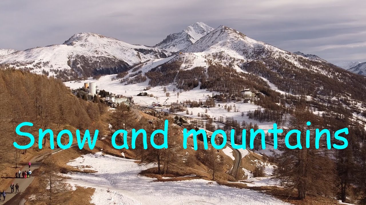 Snow and mountains