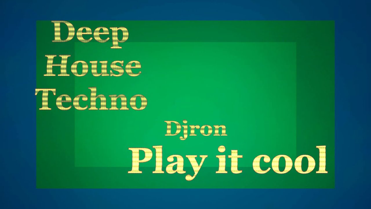 deep techno house  mix  djron  play it  cool 2021 jan