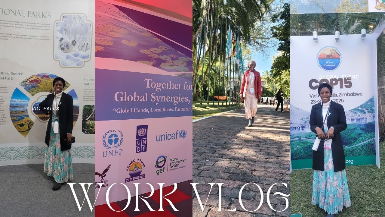Weekly vlog Attending COP15 in Victoria Falls