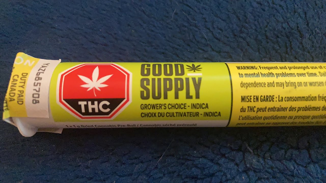 Growers Choice | 20.3% THC Indica 0.7% CBD 😋 1g Pre-Roll 💪🏽
