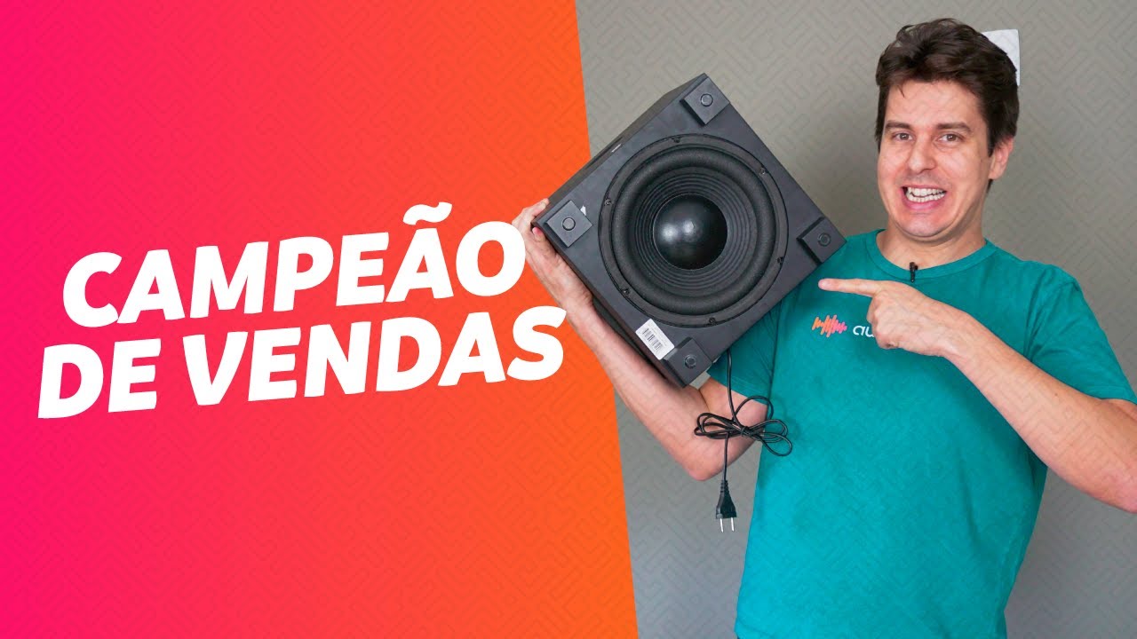 CONHEÇA O SUBWOOFER MAIS VENDIDO NO REVIEW AAT COMPACT CUBE 10 | AUDIO PRIME
