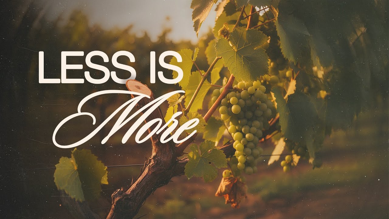 Меньше значит больше &mdash; пастор Мэтью Вудворд