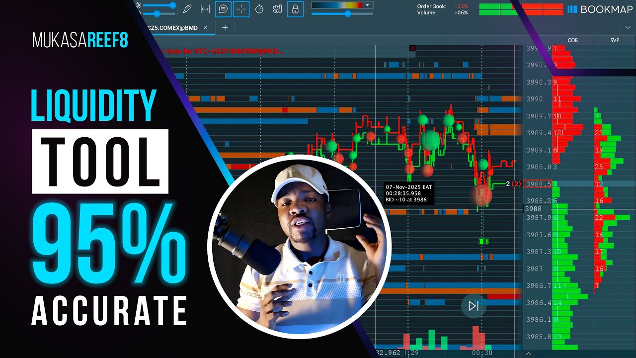 95% Accurate Liquidity Tool Institutions Don&rsquo;t Want You To Know About: THE ORDERBOOK HEATMAP