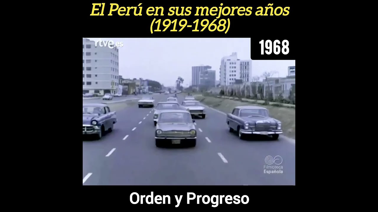 Así era la ciudad de Lima, Perú en 1968 [Fragmento] - Lima Antigua #Lima #Peru